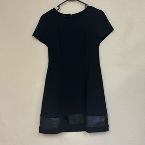 Pinko womans Italian Black fit flare mini dress Size 6